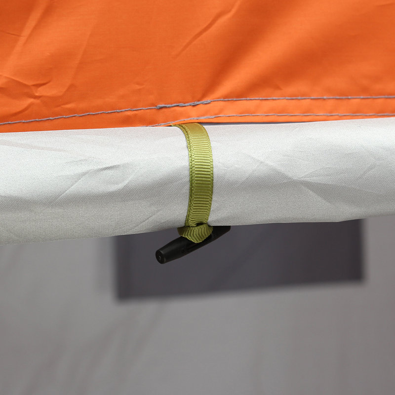1 Person Tent, Orange/Grey