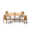Outdoor 7 - Piece Teak Dining Set
