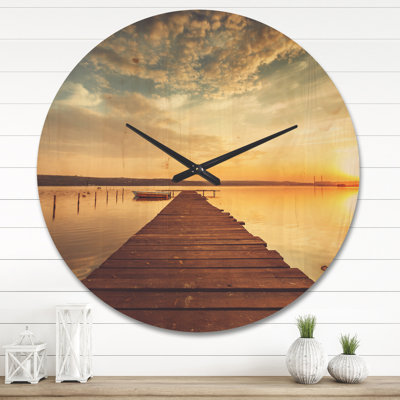 Solid Wood Wall Clock