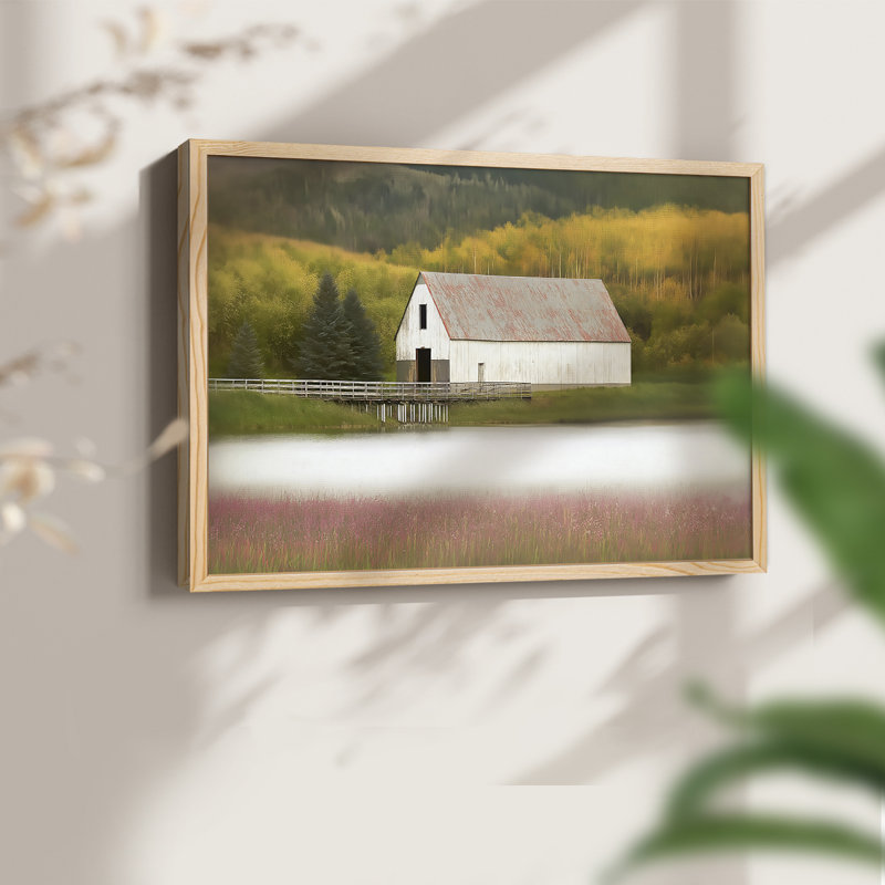 Landscape Series-XXXIX -Framed Print - Restickable, H 8 po x l 10 po, Naturel
