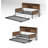 Twin Daybed with Trundle,Charging Station & LED Light-1632009081
