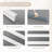 12-Frame Pre-cut Polystyrene Wall Moulding Frames, Lightweight, Impact-Resistant, Paintable Decor Trim