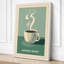 Coffee Wave Retro - Wrapped Canvas-258864300-258864466