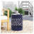 Outdoor Metal End Table -Large-250073301
