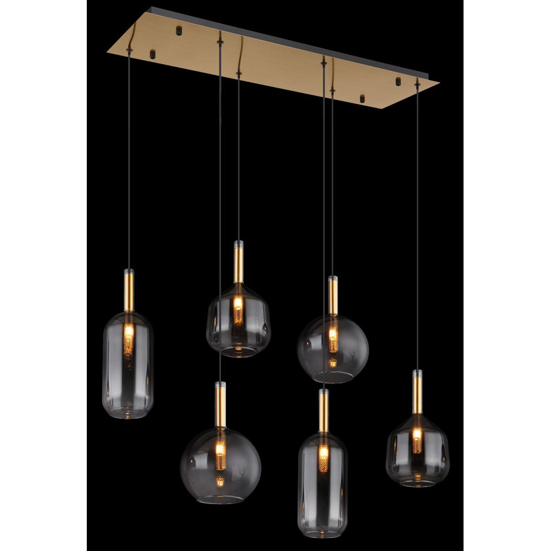 6 - Light Brass Pendant