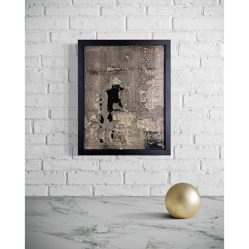 Basalt No. 2 - Original Mixed-Media Abstract Painting by J. Kent Martin