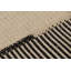 Rug & Kilim’S Accent Kilim, Square Rug In Bold, Textural White And Black Stripes