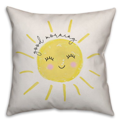  Housse et insert de coussin carré Moon and Sun Greetings