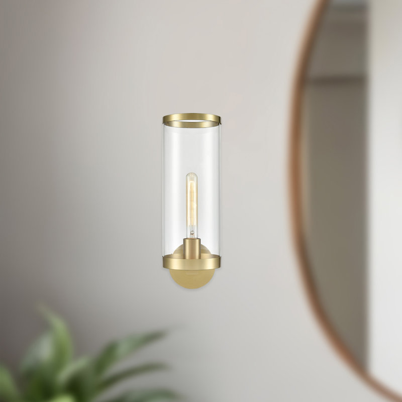 Revolve II 1 - Light Wallchiere, Natural Brass
