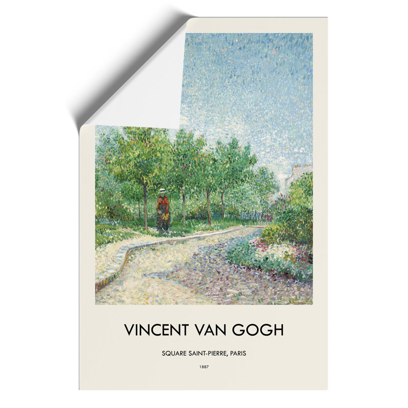 Square Saint Pierre Print by Vincent van Gogh - Frameless Print, 59cm H x 42cm W x 0.1cm D