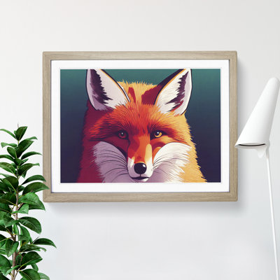 A Lush Fox - Framed Print