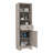 St. Clair Linen Cabinet, Two Interior  Shelves, Two Open Shelves, Single Door-1962859882