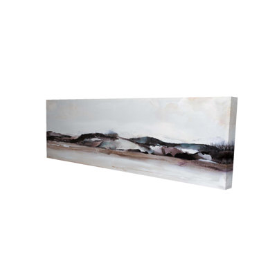 Watercolor Mountains - Scenic Still Life Canvas for Home Decor