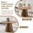 47" Round Pedestal Dining Table