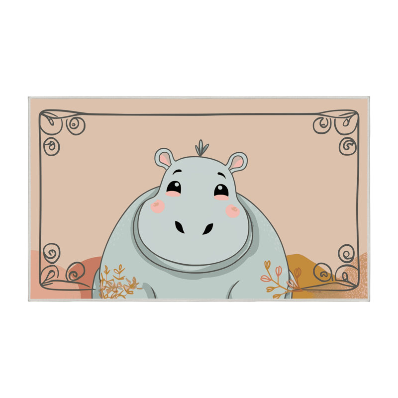 Tapis pour enfants East Urban Home, Rectangulaire 2 pi x 3 pi