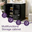 Meuble-lavabo transitionnel 36 po - lavabo en céramique, 2 portes à fermeture douce, tablette en U réglable, 3 tiroirs (1 cloison)-1226887933