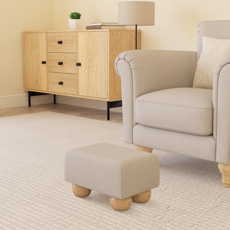 Blima Accent Stool, Natural, Poz, Marl Grey