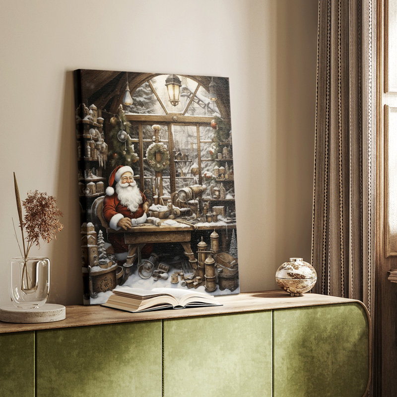 Art des Fêtes de Noël DLxxl - galerie Cavas sur mesure, H 18 po x l 12 po
