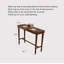 Table de bar rectangulaire Americanwood Style-126676780