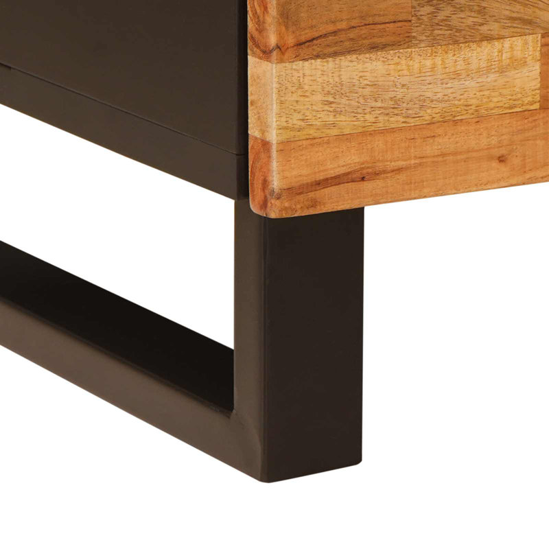 40cm W Solid Wood Bedside Table
