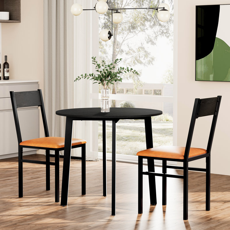 Hileman 2 - Person Four Leg Dining Set