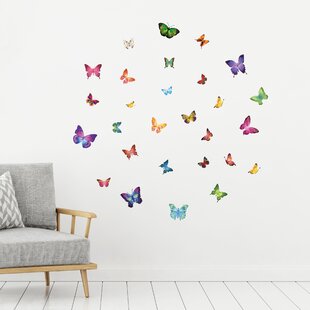 RoomMates 5 in. x 11.5 in. Lisa Audit Butterfly Quote 28-Piece