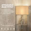 Braylah 159cm Tray Table Floor Lamp-60013680
