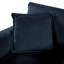 Canapé modulaire surdimensionné à 3 places en chenille bleue. Et respirant. Combinaison de bricolage, grand mobilier modulaire en chenille. Siège de bureau confortable. Aménagement personnalisable, chambre à coucher-628037266