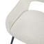 49cm H Premium Textured Linen Upholstered Metal Upholstered Back Accent-1231431064