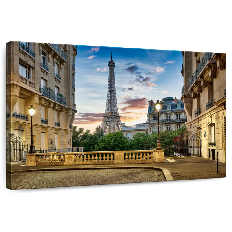 Édifice Vanna Haussman vue Eiffel, H 8 po x l 12 po