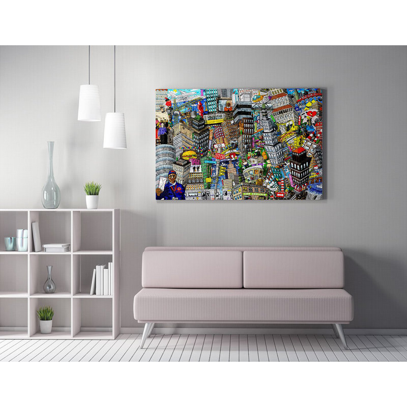 Peinture décorative sur toile