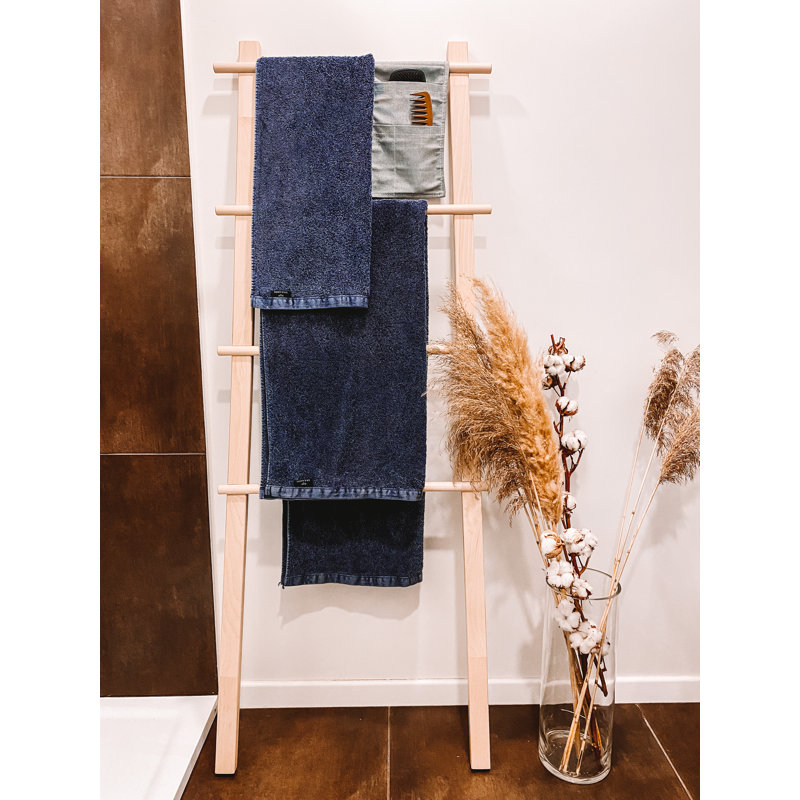 Midweight Bath Towel, Blue 