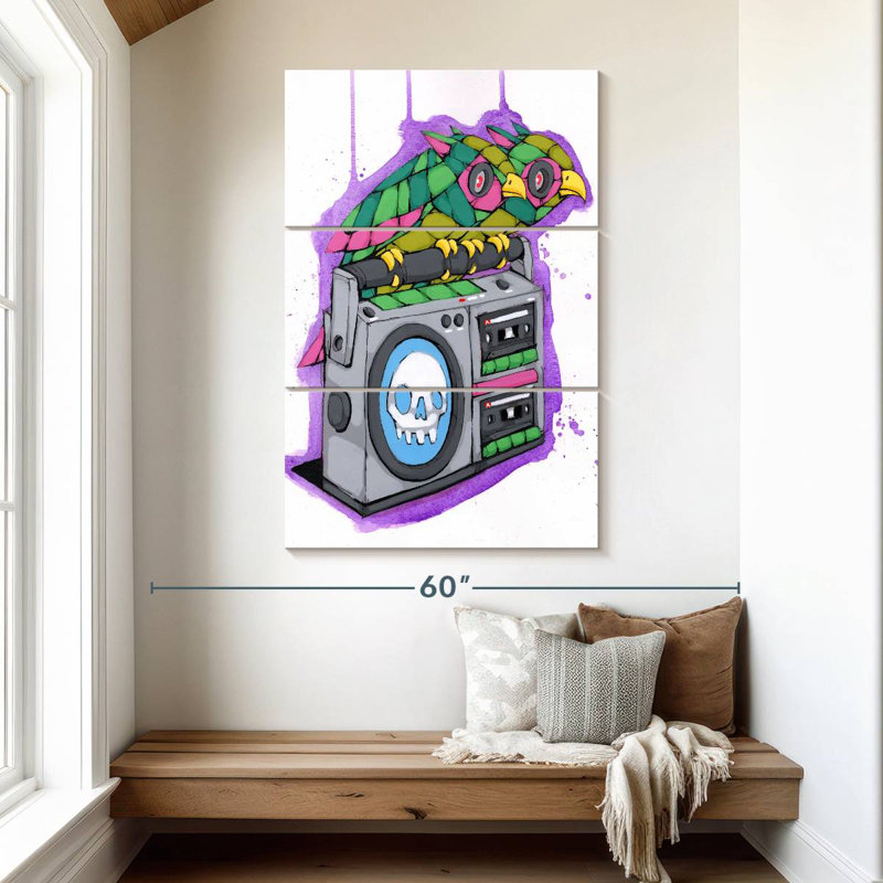Abarca Shared A Beat, 50" H x 32" W