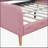  Velvet Upholstered Daybed with 4 Support Legs, Perfect for Modern and Versatile Use-236673947-236673944