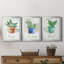 Basilic en pot - ensemble de 3 peintures sur toile encadrées-1187249460-1187249456