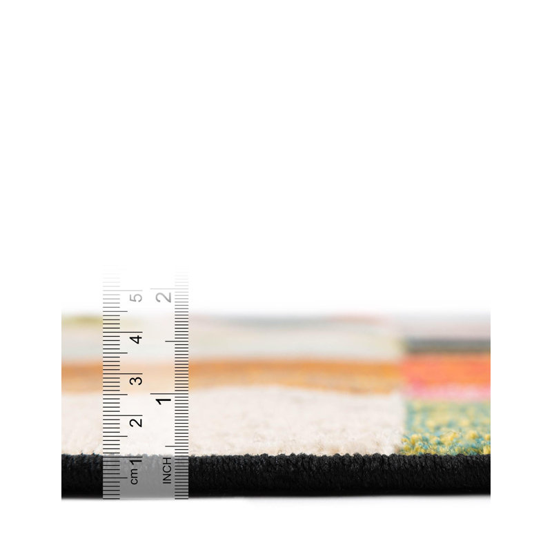Tapis Bungalow Rose Tamaris Caimin, Rectangle 4 pi 1 po x 6 pi 1 po