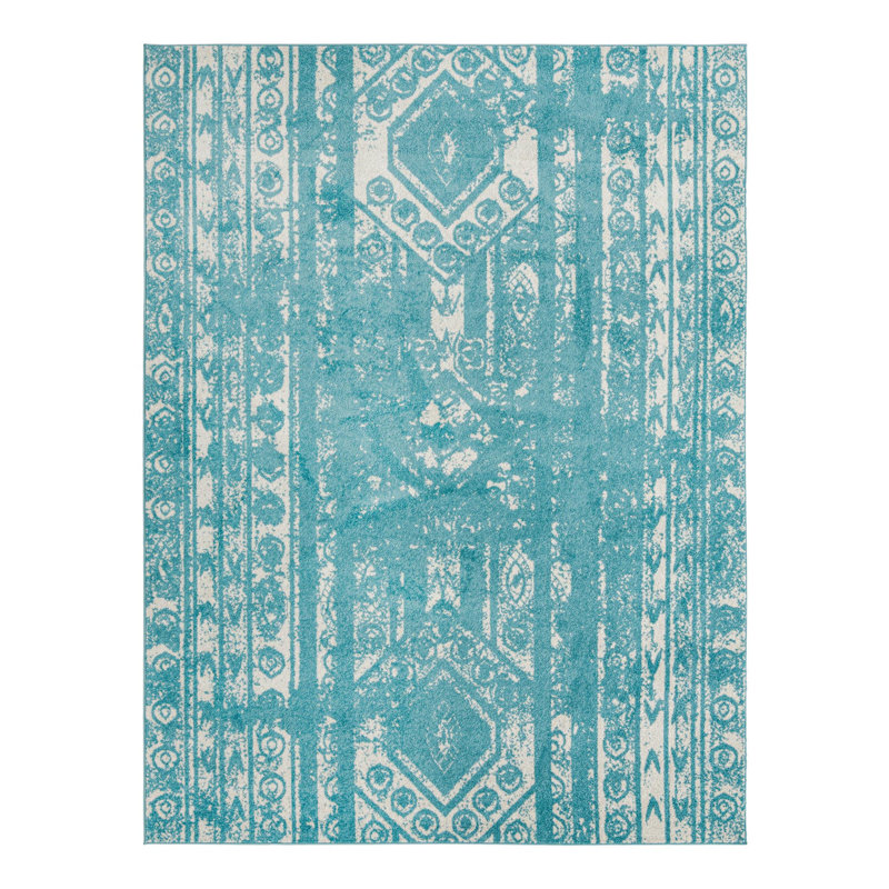 Geometric Indoor Rug, Rectangle 9' x 12'