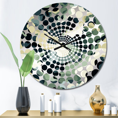 Horloge murale de camouflage Industrial Edge