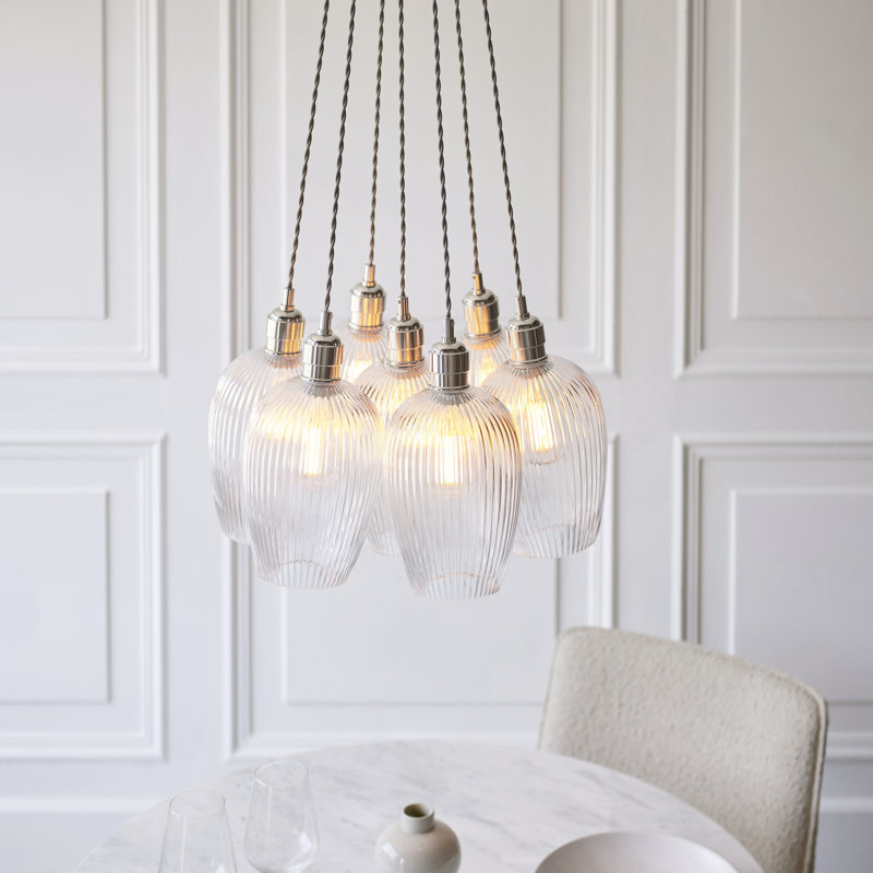 Alans 7 - Light Chandelier, Nickel