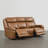 Zachery Genuine Leather Power Reclining Sofa-1480993091-1480993086