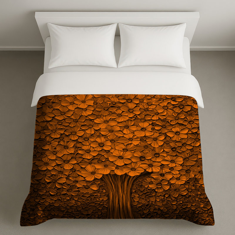 Housses de couette bronze bronze, Grand lit