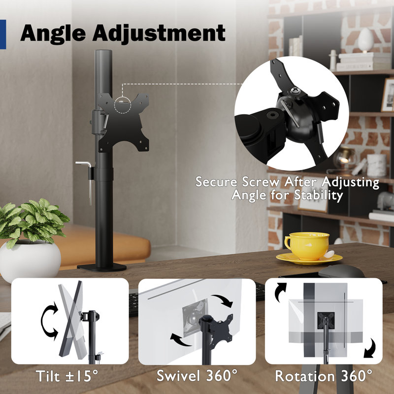 Adriany Borough Wharf Single Screen Desktop Mount
