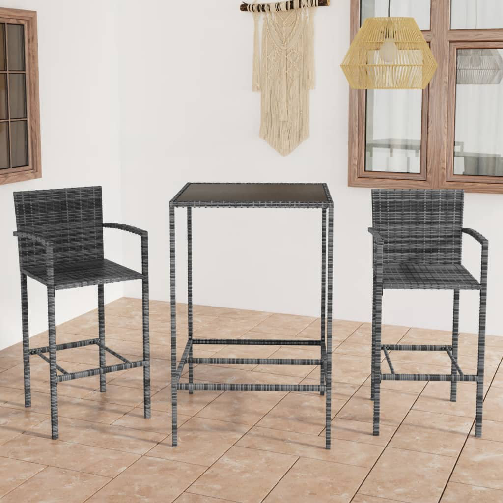 Latitude Run® Erda Rectangular 2 - Person Bar Height Dining Set | Wayfair