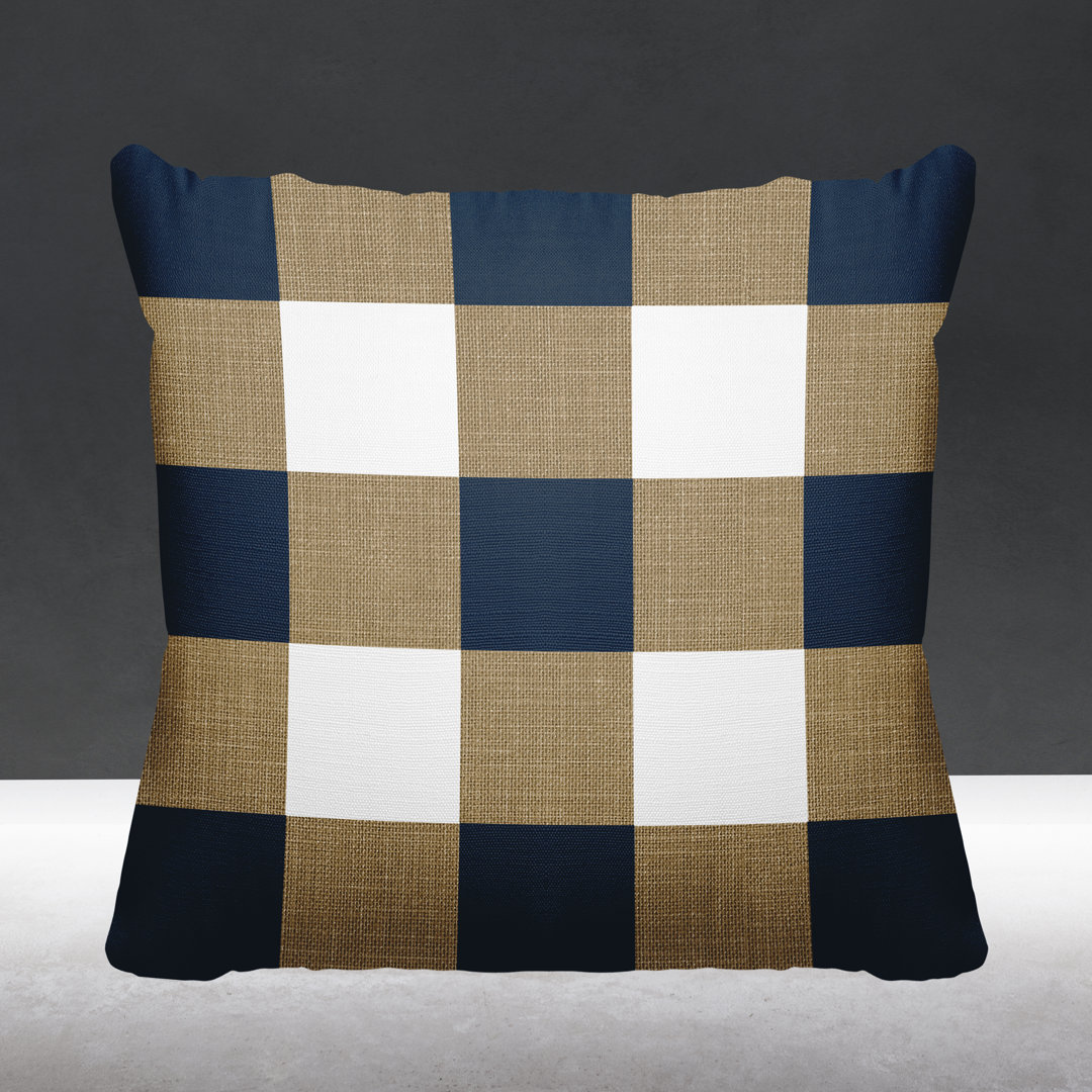 Jeb Farm House Plaid Indoor/Outdoor Pillow ULLI HOME 