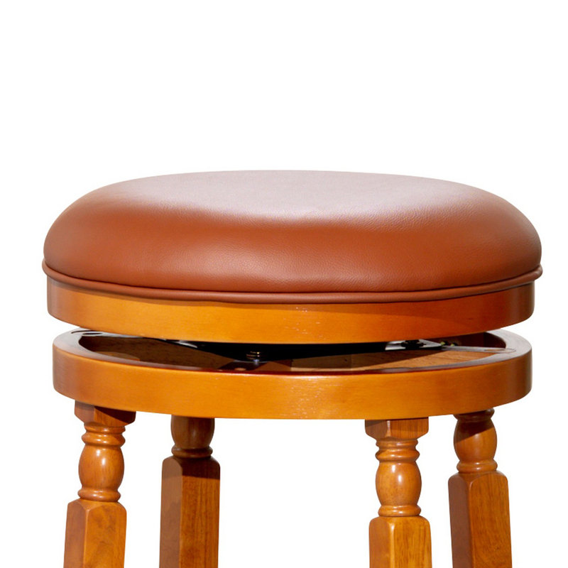 Tabouret Ramona, Brun naturel, Brun, Tabouret de bar (siège d'une hauteur de 30 po)