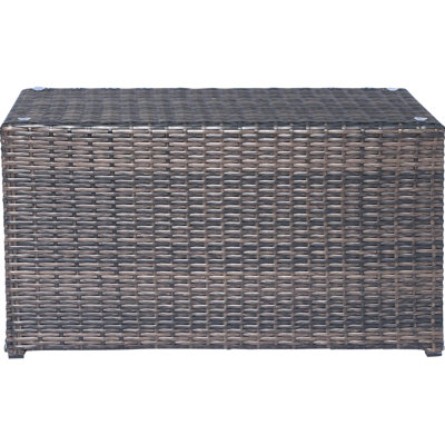 Table basse brune brun avec plateau et / ou base en verre stable, H 18 po x L 33 po x l 22 po, pour diverses utilisations résidentielles non résidentielles, l 22 po x H 18 po, utilisation occasionnelle dans des endroits différents