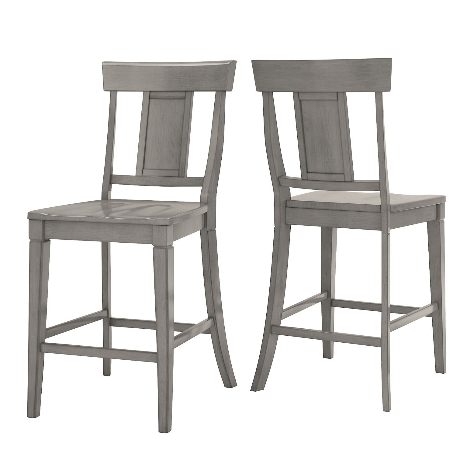 Fortville Bar Stool, Antique Gray, Counter Stool (24.21" Seat Height)