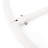 Hanging Chair Bottom, White - Belt, Iron Stand, 44.92 In. D, W, 78.36 H, 44.73 Lb Bottom With Powder-Coated Stand 44 Depth, Width, 80 Height,