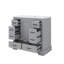 Meuble-lavabo 36 po avec six tiroirs et séparateur de tiroir flexible-489879772