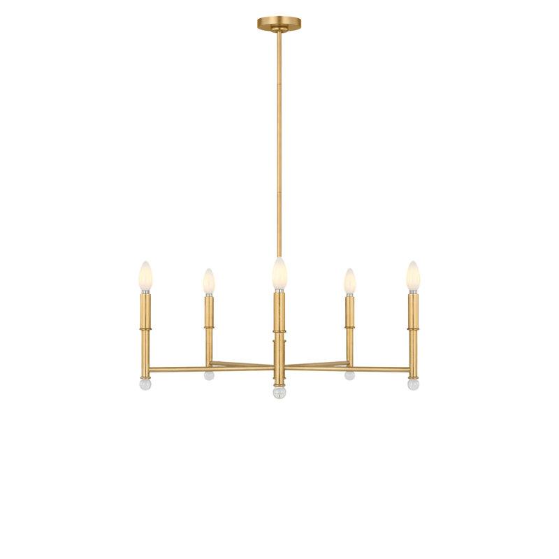 Wendt Chandelier, 5 Lights, 60.38" H x 33.13" W  x 33.13" D
